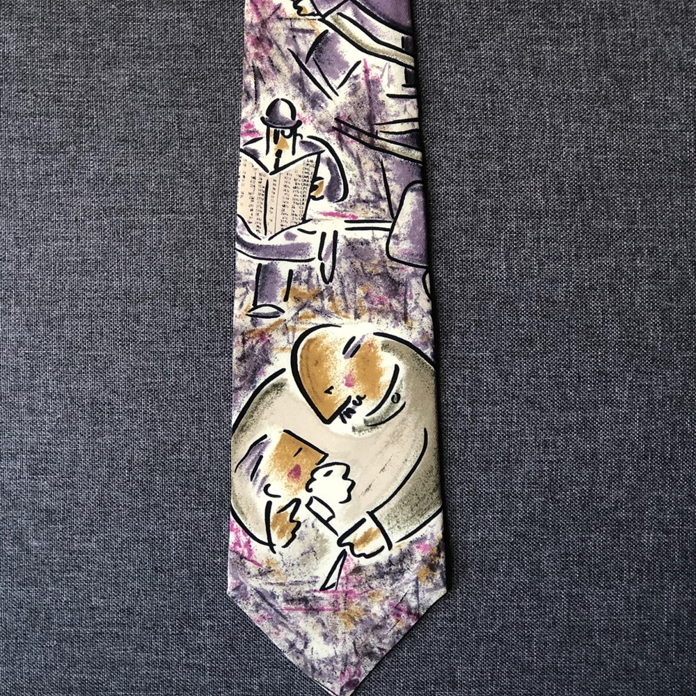 Vintage The Beatles Silk Tie